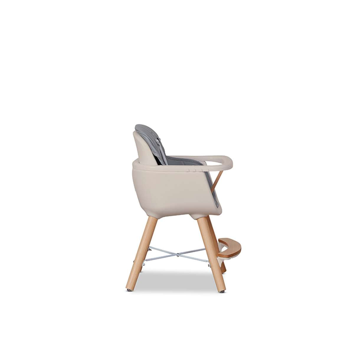 Jenson Natural Highchair - Grey