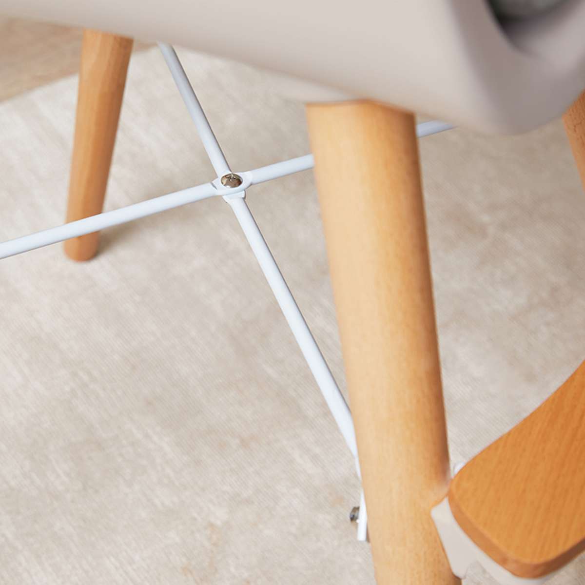 Jenson Natural Highchair - Grey