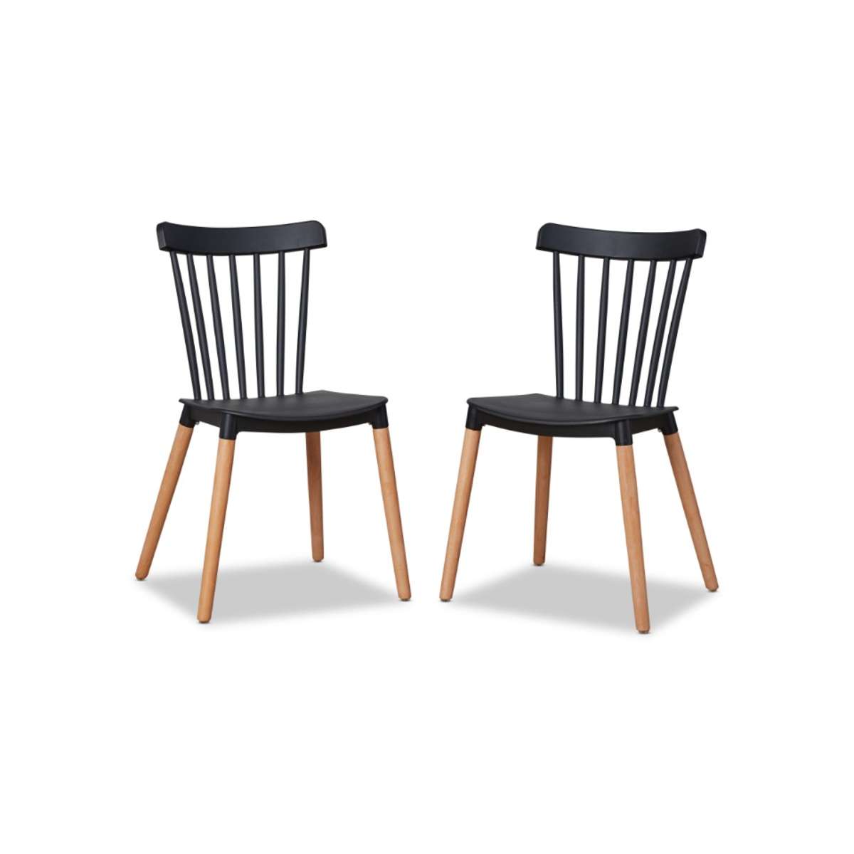 Frida Dining Chair - Set of 2 - Black