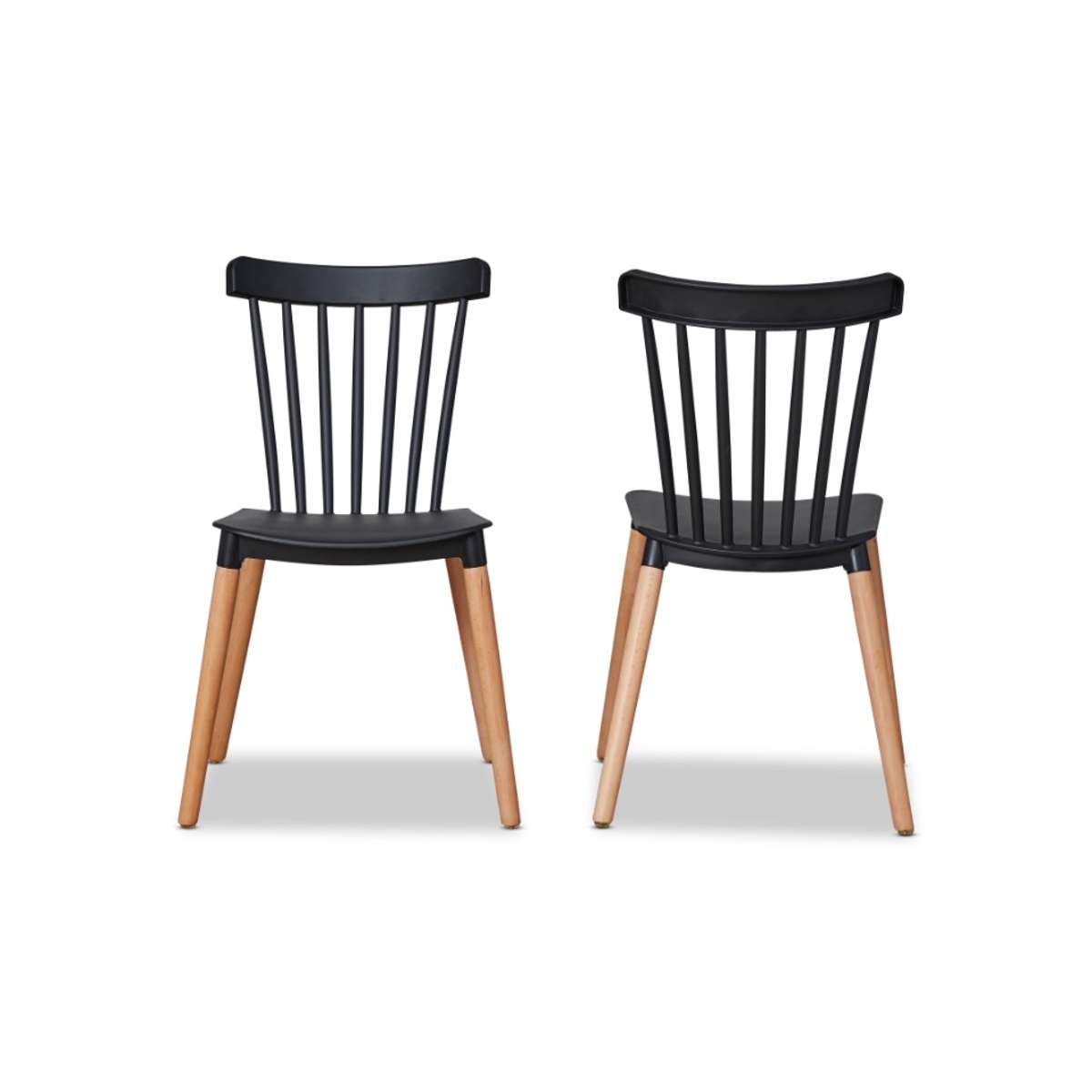 Frida Dining Chair - Set of 2 - Black