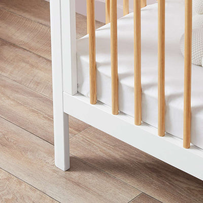 Fraser Coastal Cot - White/Natural