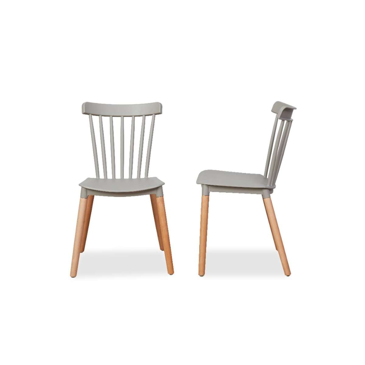 Frida Dining Chair - Set of 2 - Stone