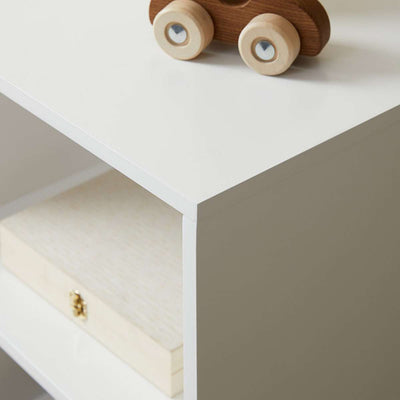 Bubble Ball Feet Side Table - White