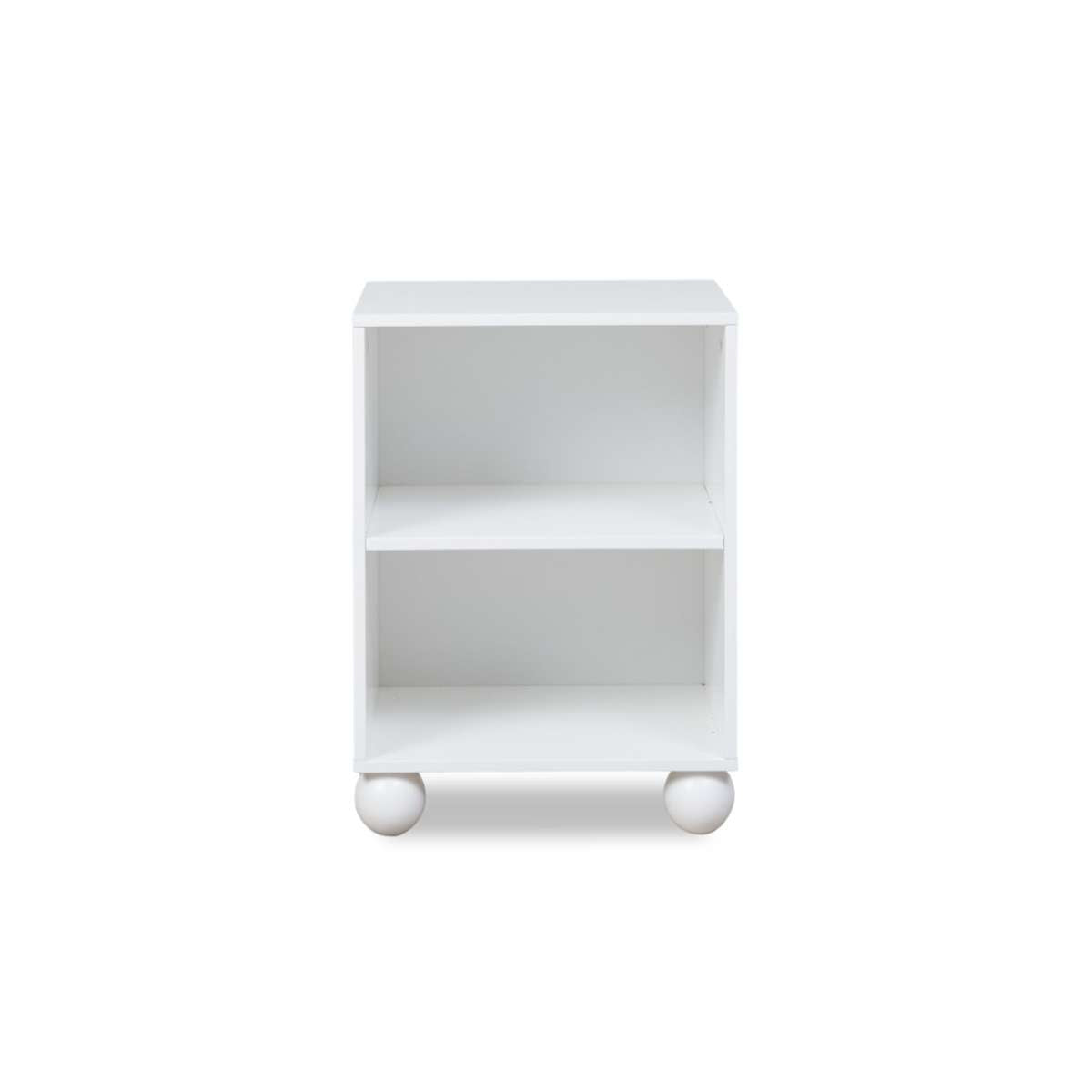 Bubble Ball Feet Side Table - White