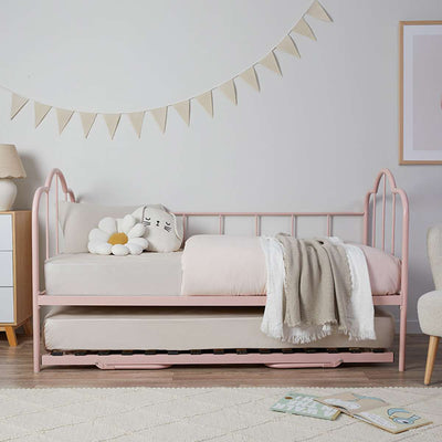 Dixie Day Bed With Trundle - Pink