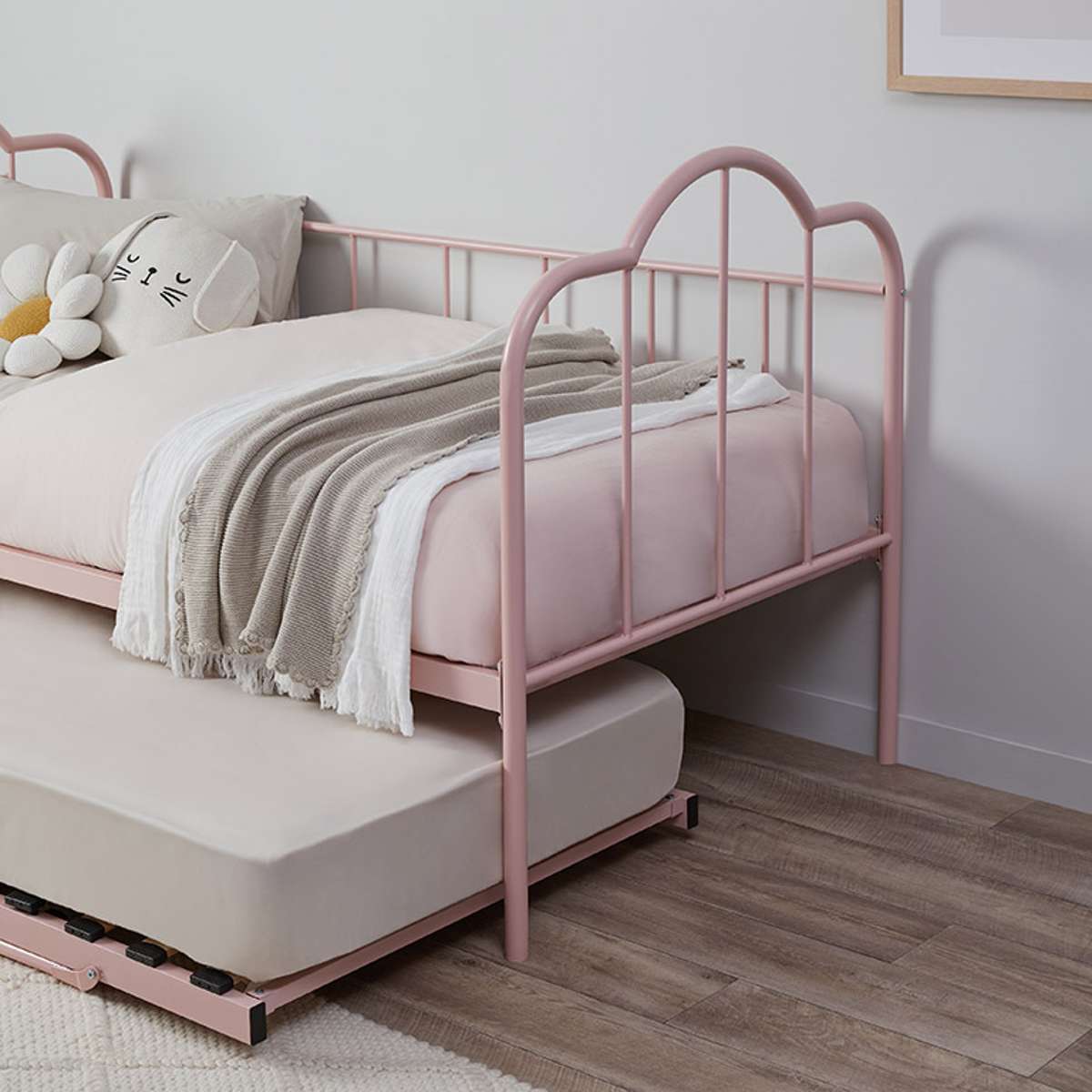 Dixie Day Bed With Trundle - Pink