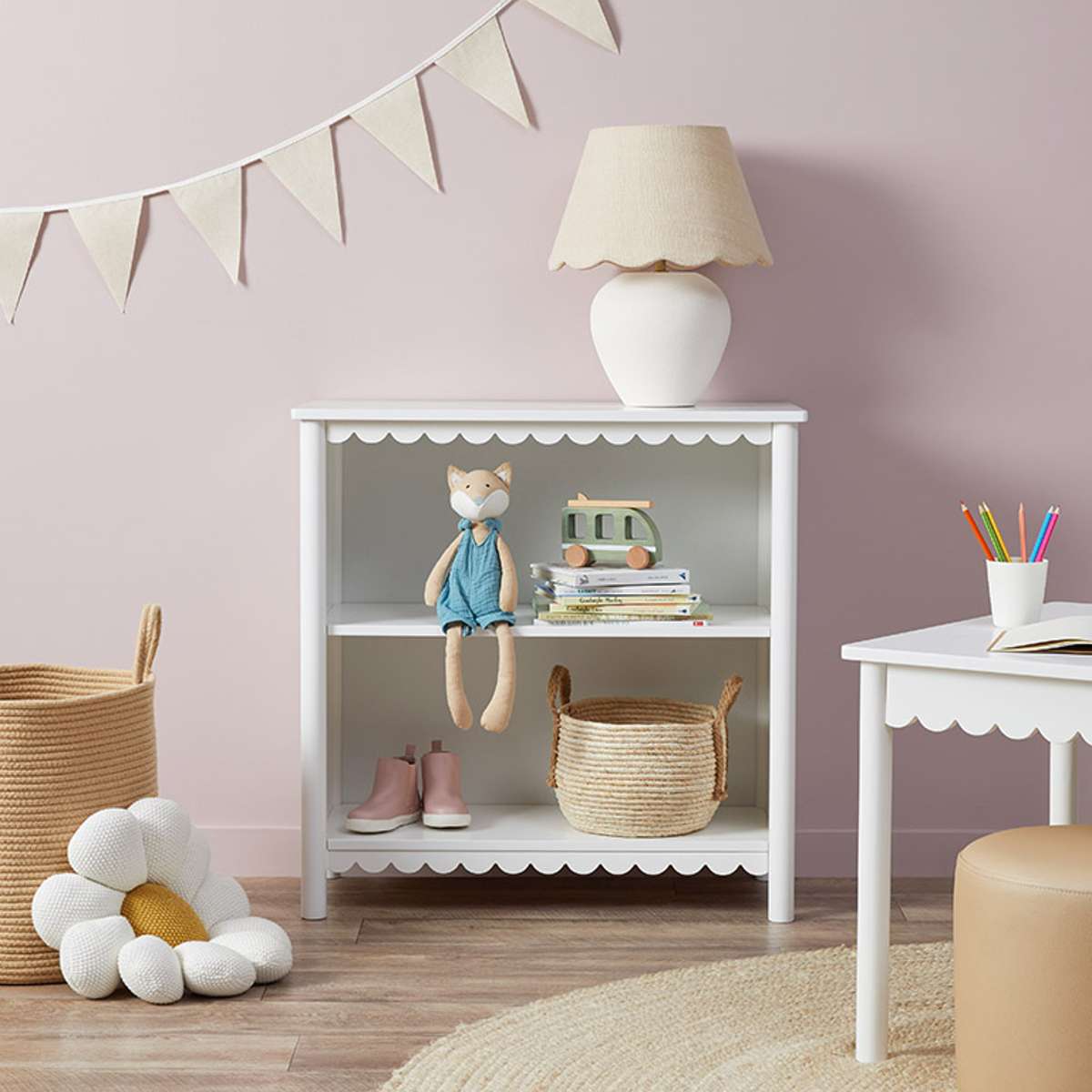 Mini Maisie Play Table + Bookcase Set