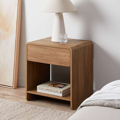 Owen Bedside Table - Walnut
