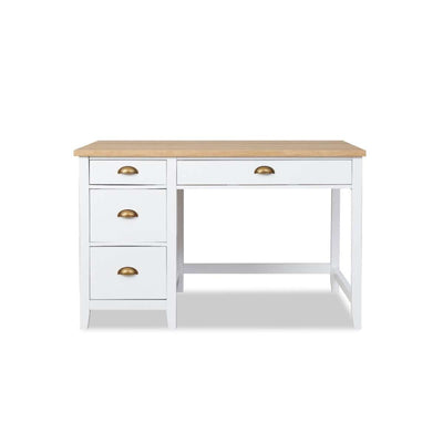 Hastings Desk - White/Natural