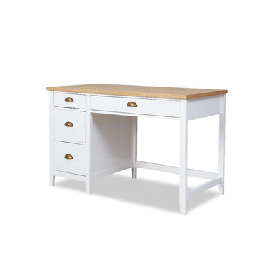 Hastings Desk - White/Natural