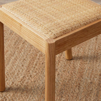 Mateo Curved Rattan Dining Chair - Set Of Two - Natural