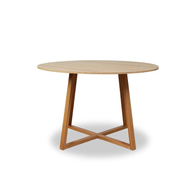 Kyoto Round Four Seater Dining Table - Natural