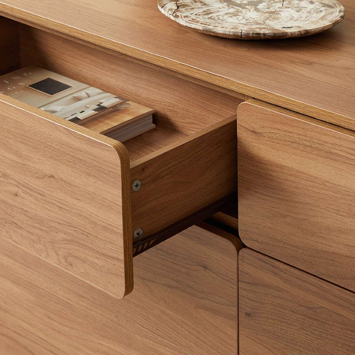 Leeroy Six Drawer - Hazelnut