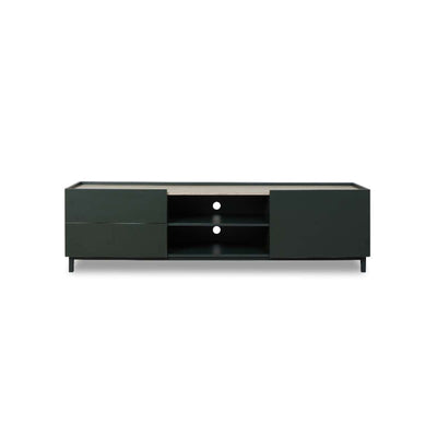 Murphy Entertainment Unit - Green/Natural