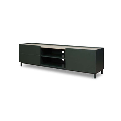 Murphy Entertainment Unit - Green/Natural
