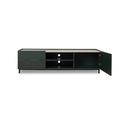 Murphy Entertainment Unit - Green/Natural