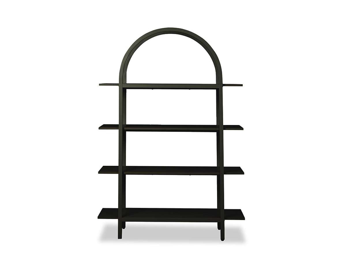 Alfie Arched Shelves - Black