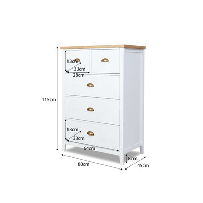 Hastings Tallboy - White/Natural