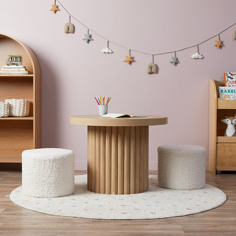 Mini Roo Ribbed Play Table