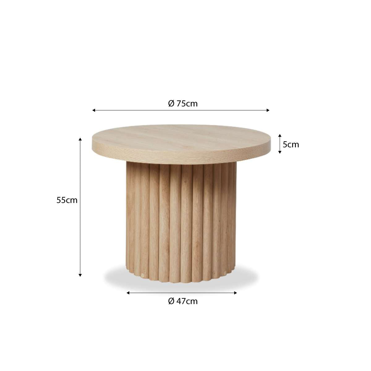 Mini Roo Ribbed Play Table