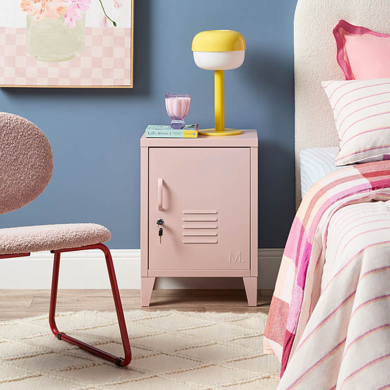Mocka Original Locker Bedside - Pink