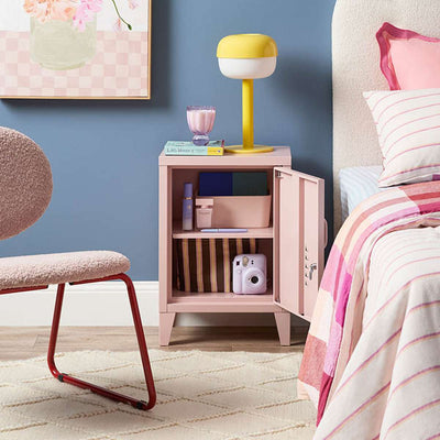 Mocka Original Locker Bedside - Pink
