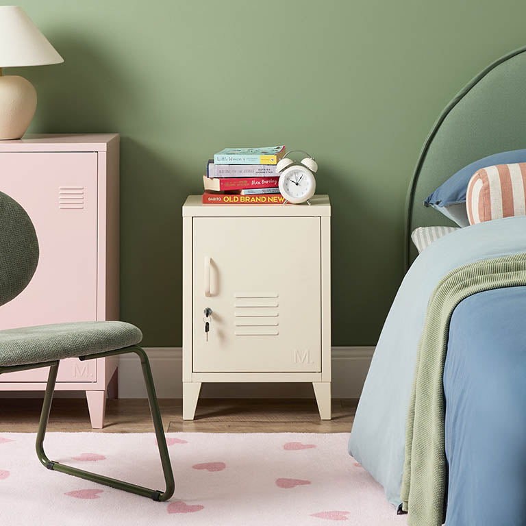 Mocka Original Locker Bedside - Cream