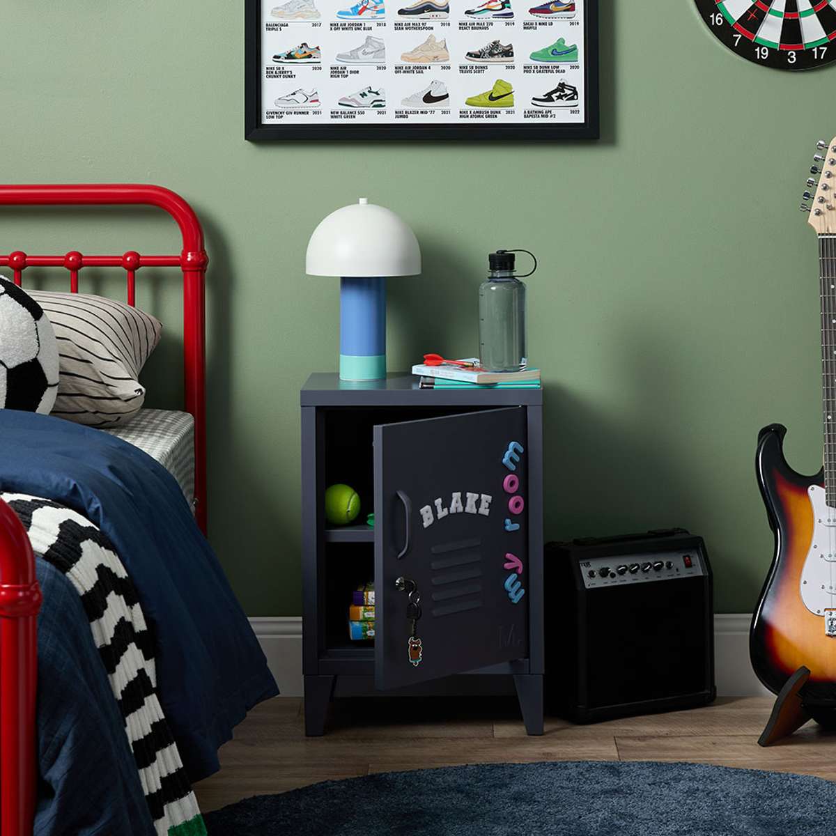 Mocka Original Locker Bedside - Steele