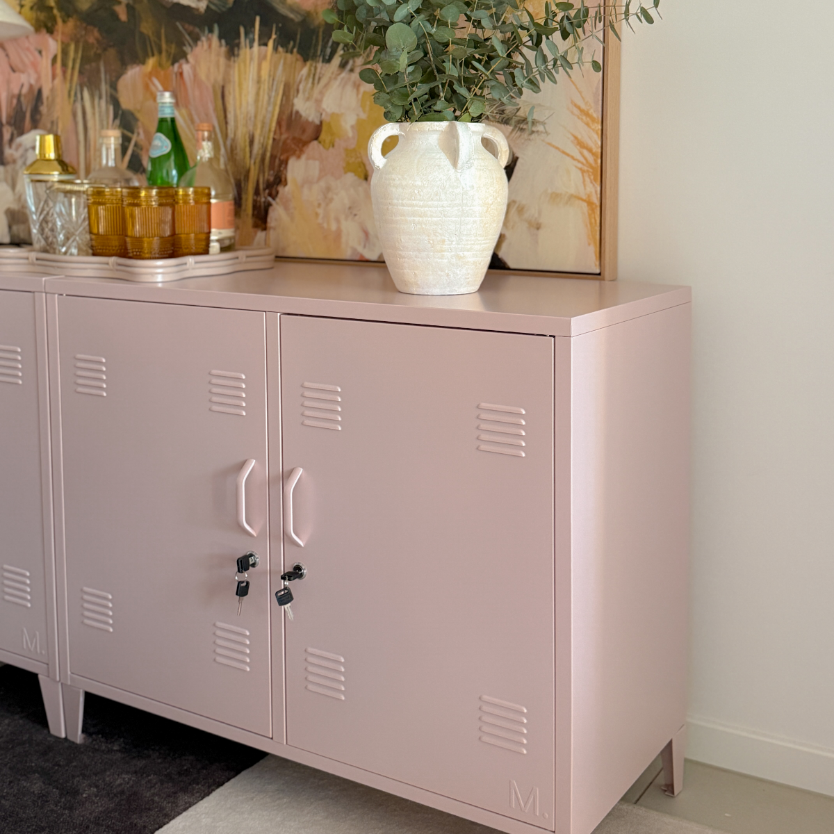 Mocka Original Locker Cabinet - Pink