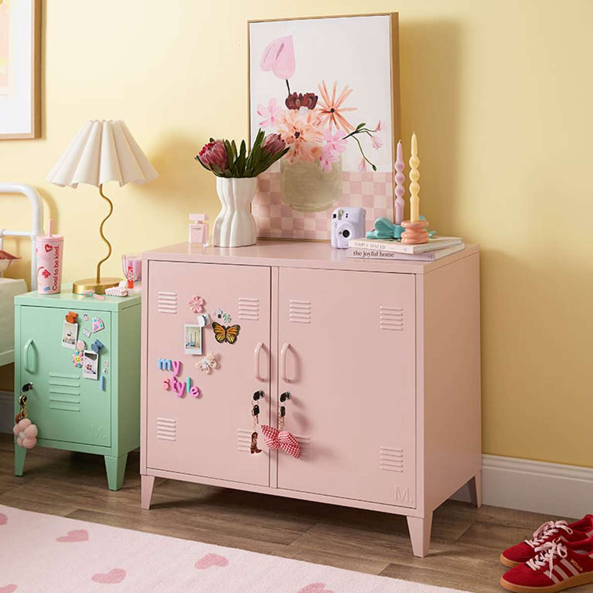 Mocka Original Locker Cabinet - Pink