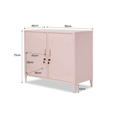 Mocka Original Locker Cabinet - Pink