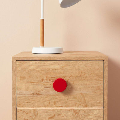 Spotty Bedside Table - Red