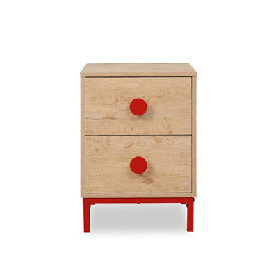Spotty Bedside Table - Red
