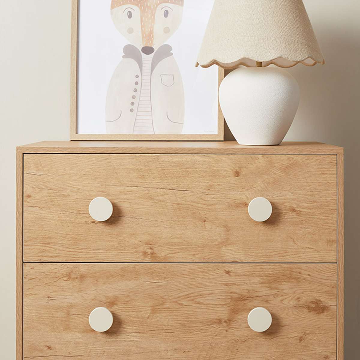 Spotty Tallboy - Cream