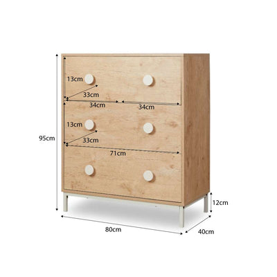 Aspiring Natural Three Piece Nursery Set