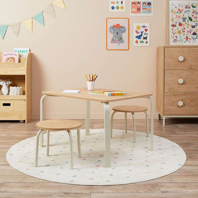 Mini Brixton Cream Four Seater Set