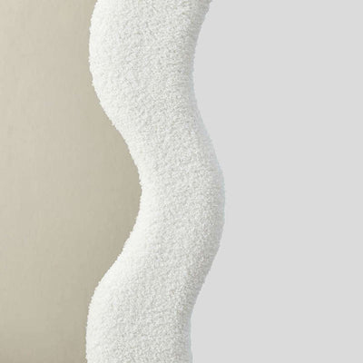 Wiggly Mirror - White Teddy