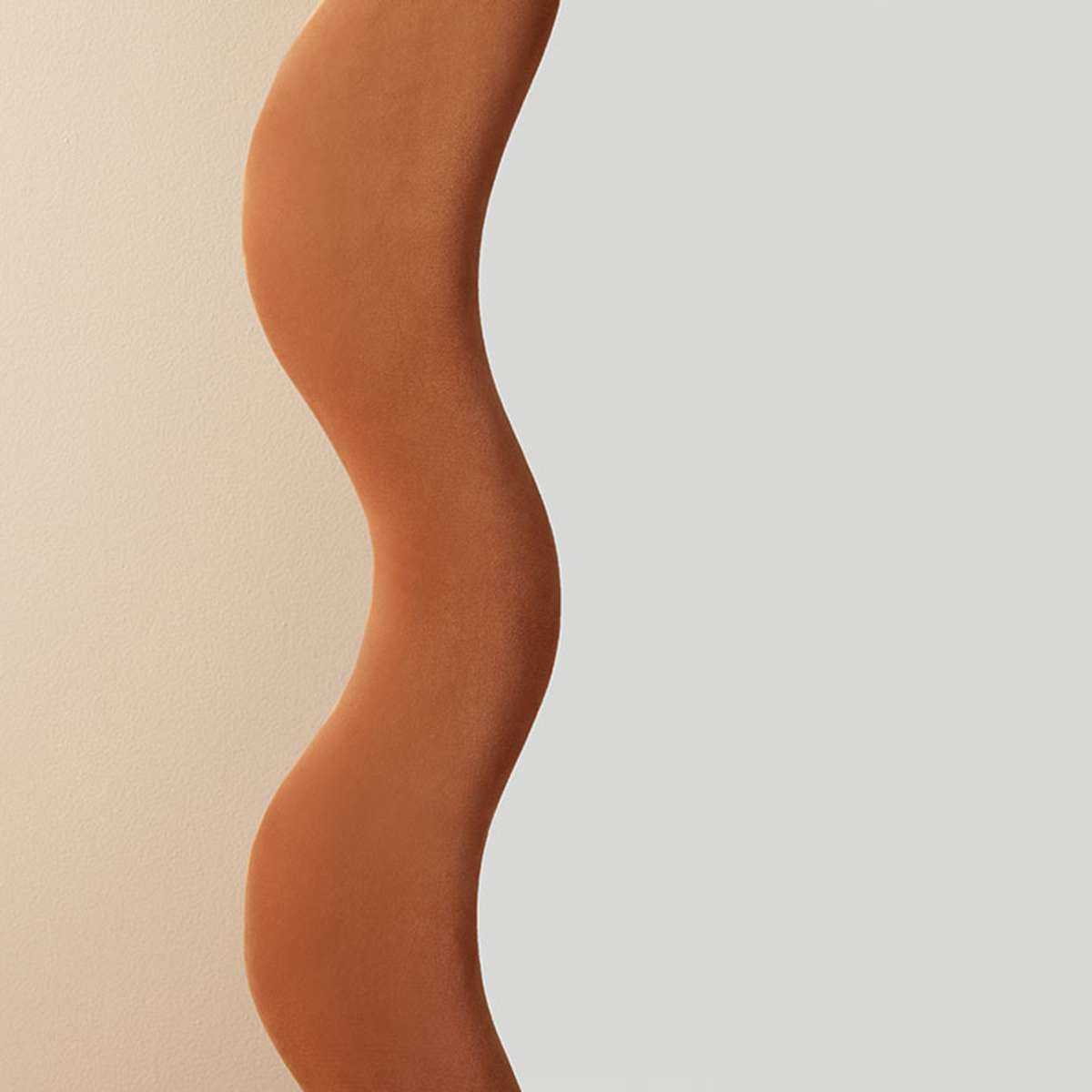 Wiggly Mirror - Rust