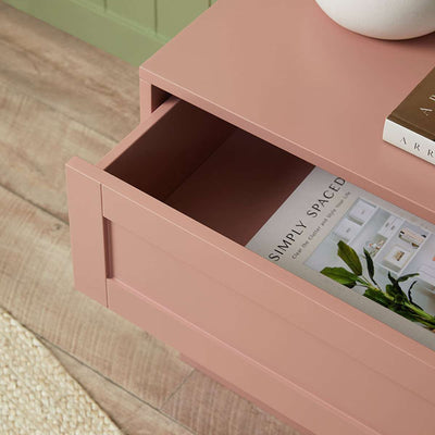 Eros Bedside Table - Pink
