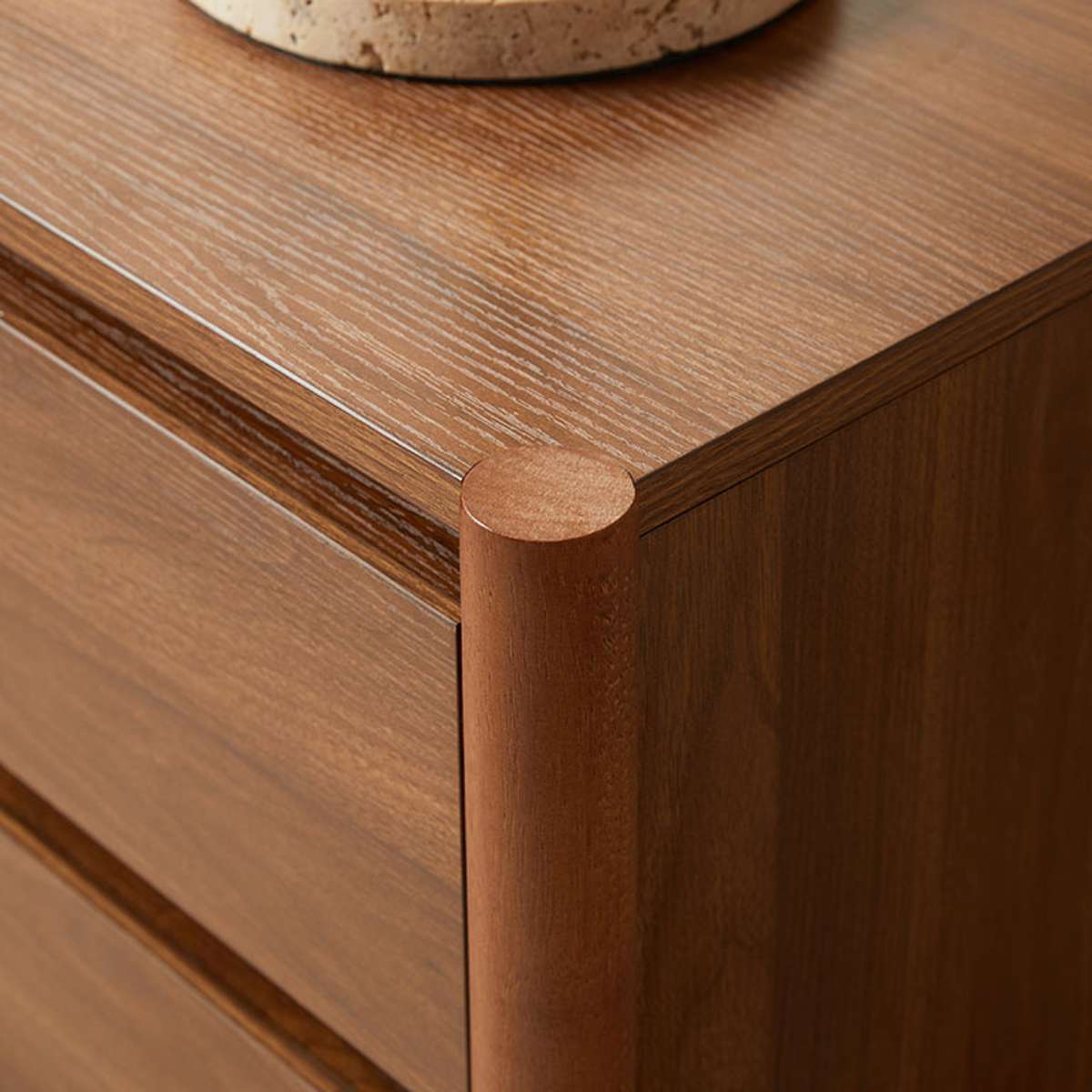 Blair Bedside Table - Walnut