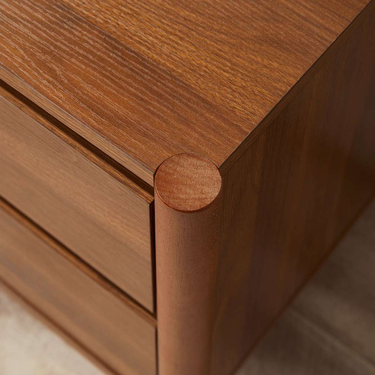 Blair Bedside Table - Walnut