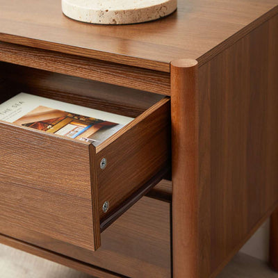 Blair Bedside Table - Walnut