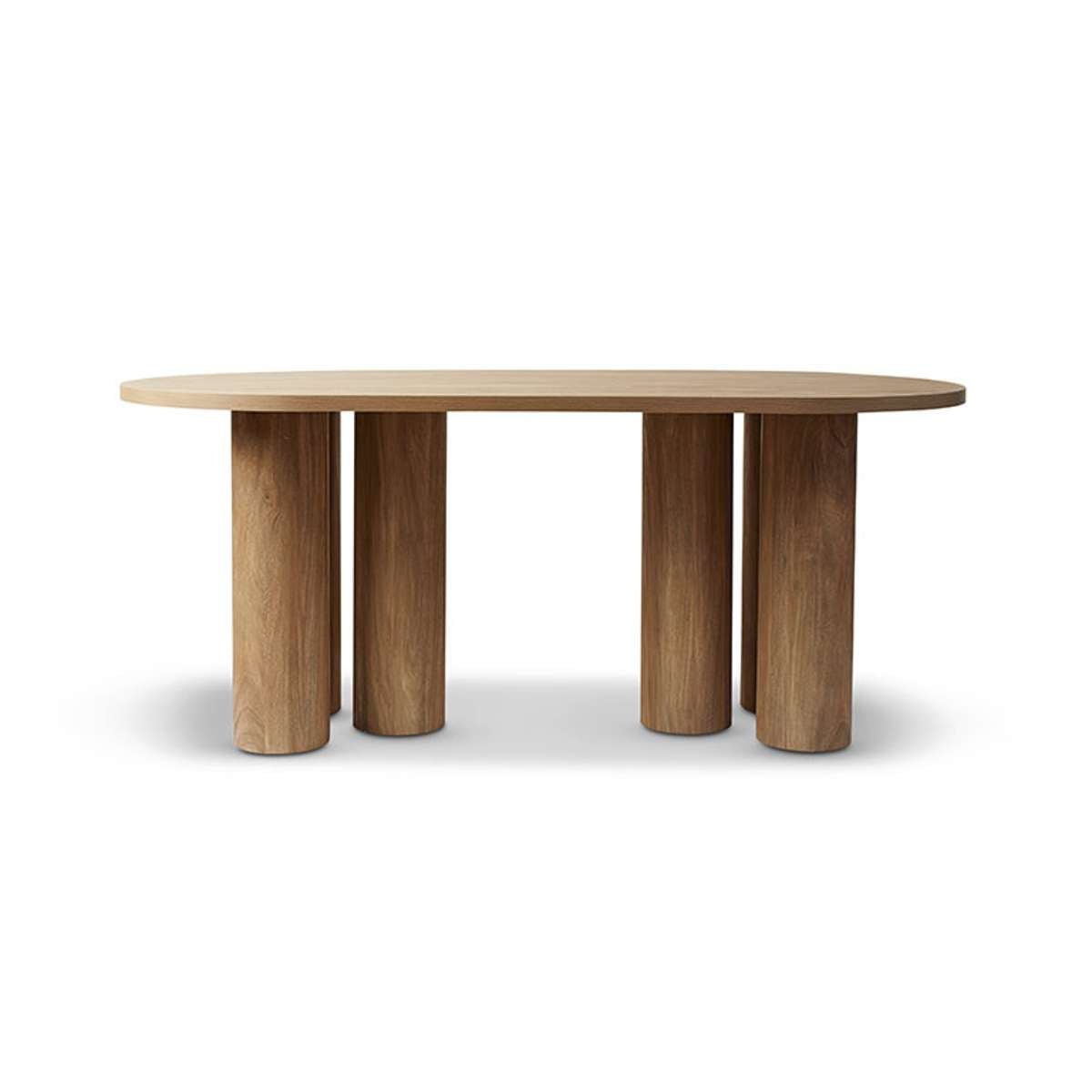 Otis Six Seater Dining Table - Pecan