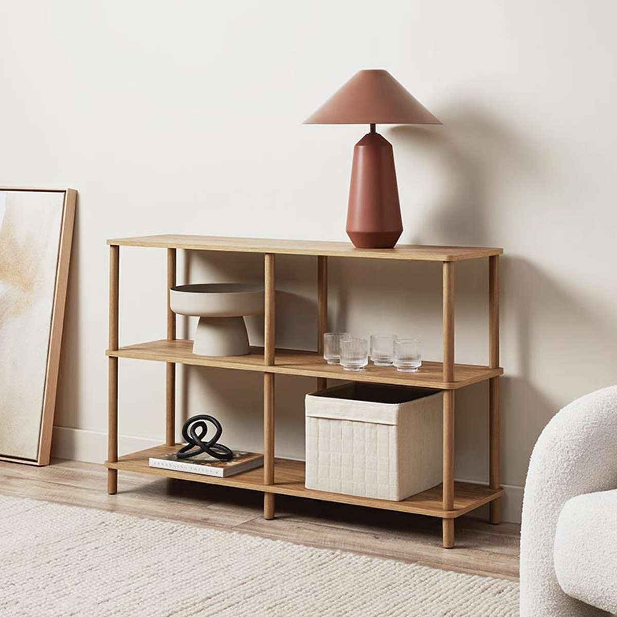 Eden Low Shelf - Pecan