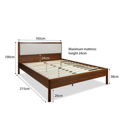 Blair Queen Bed - Walnut