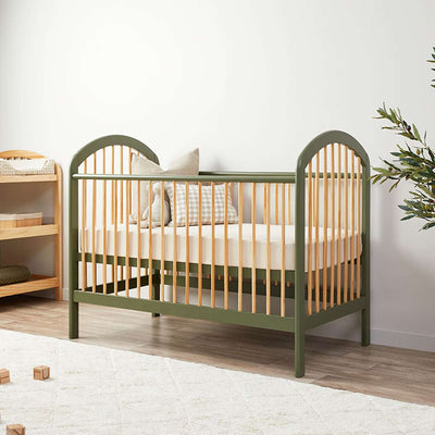 Archie Cot - Moss/Natural