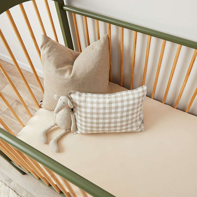 Archie Cot - Moss/Natural