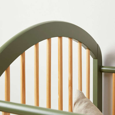 Archie Cot - Moss/Natural