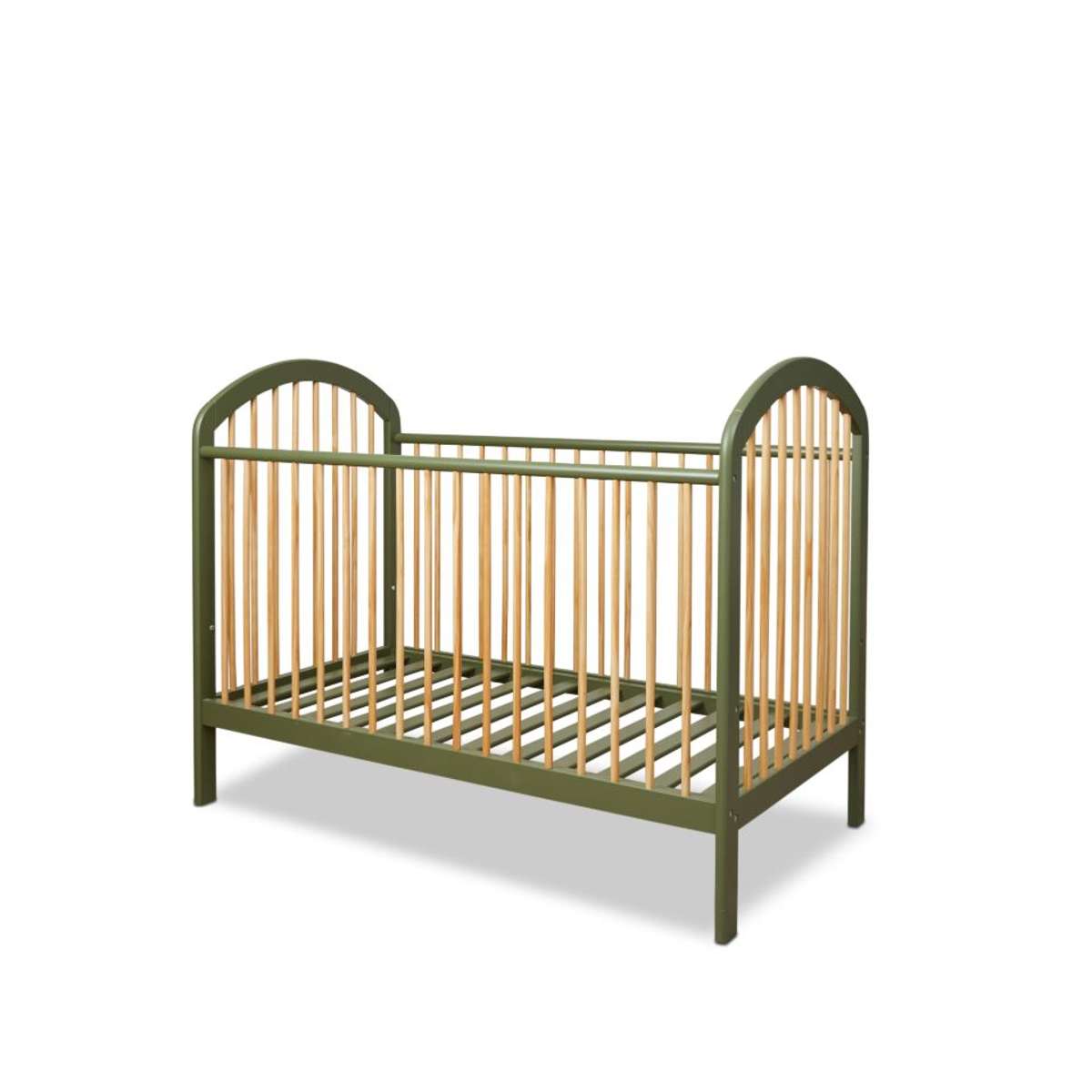 Archie Cot - Moss/Natural