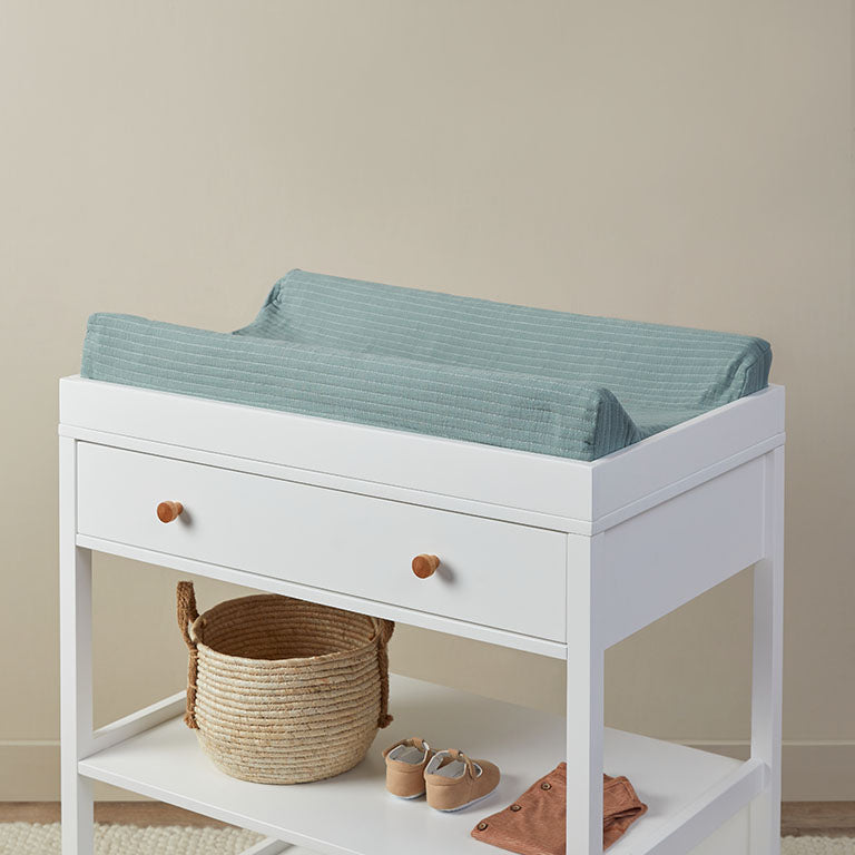 Mocka Cotton Change Mat Cover - Teal